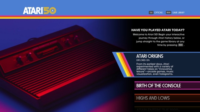 Atari 50: The Anniversary Celebration review screenshot